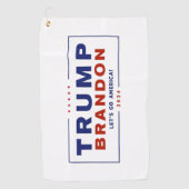 Serviette de golf de Trump Brandon 2024™ Election  (Devant)