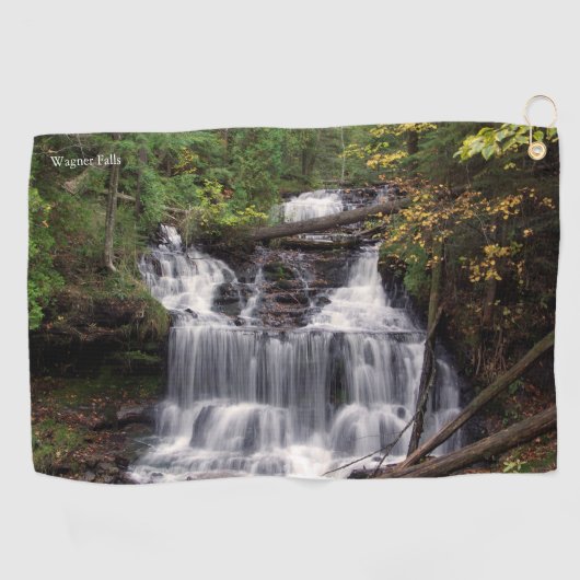 serviette de golf de Wagner Falls (Horizontal)