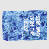 Serviette de golf de Woodland Forest (Horizontal)