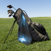 Serviette de golf d'éclairage (Vert)