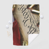 Serviette De Golf Déclaration d'indépendance (En situation)