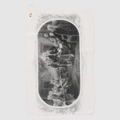 Serviette De Golf Déclaration d'indépendance : Projet de loi de 2 $, (Devant)