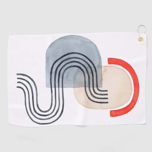 Serviette De Golf Déco Lever IV (Horizontal)