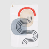 Serviette De Golf Déco Lever IV (Devant)