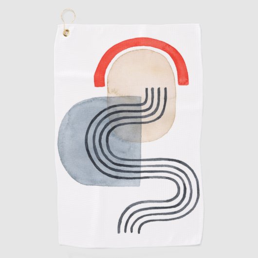 Serviette De Golf Déco Lever IV (Devant)