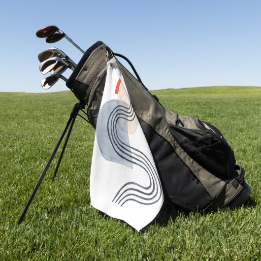 Serviette De Golf Déco Lever IV (Vert)