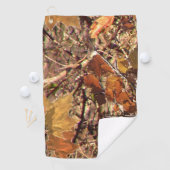 Serviette De Golf Décor de peinture de camouflage d'automne du chass (En situation)