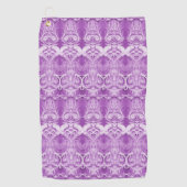 Serviette de golf décorative violette (Devant)
