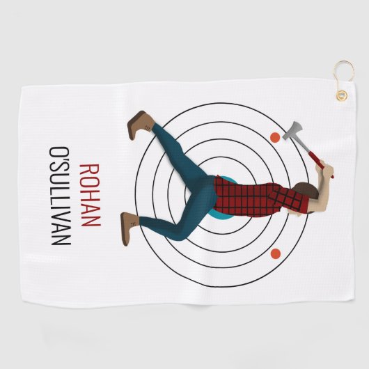 Serviette De Golf Défilement Ax (Horizontal)