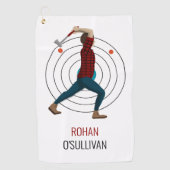 Serviette De Golf Défilement Ax (Devant)