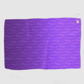 Serviette De Golf Dégradé du lilas néon. (Horizontal)
