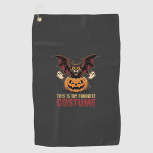 Serviette De Golf Déguisement Halloween Monstre Citrouille Gothique