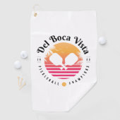 Serviette De Golf Del Boca Vista Pickleball Champions Golf Towne (En situation)