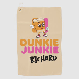 Serviette De Golf Démêlés Matinaux Drôle de Mascotte de Café Parodiq