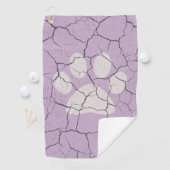 Serviette de golf d'Empreinte de patte animal viol (En situation)