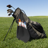 Serviette De Golf Dentiste Halloween dents Dentaire (Vert)