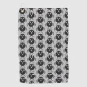Serviette de golf déplaisant Halloween Owl (Devant)