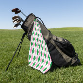 Serviette De Golf Dernier Golf Bachelorette Rose Vert (Vert)