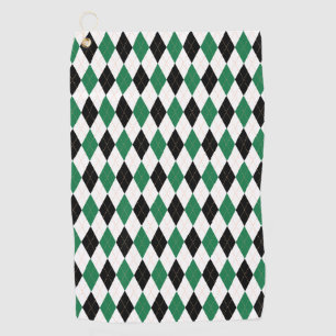 Serviette De Golf Dernier Golf Country Club Bachelor Black Green