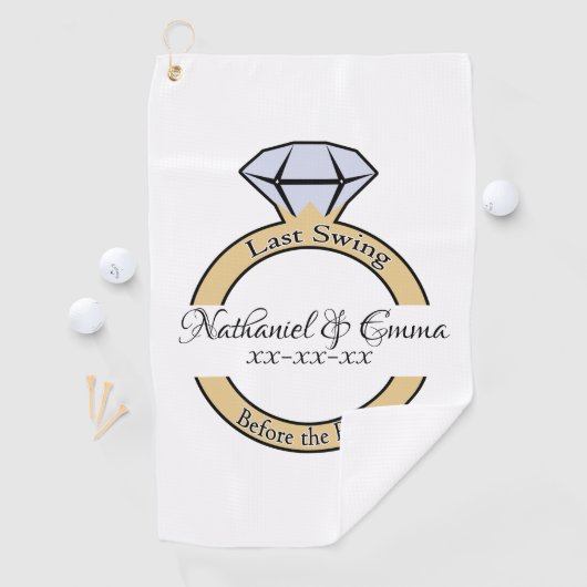 Serviette De Golf Dernier Tour de piste avant l'alliance, Enterremen (En situation)