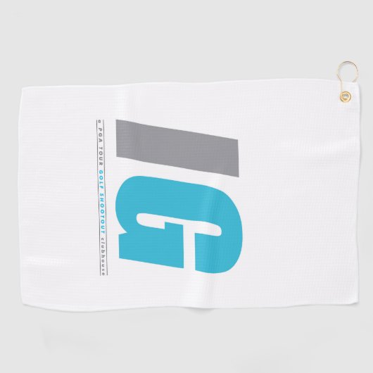 Serviette de golf des gars irrationnels (Horizontal)