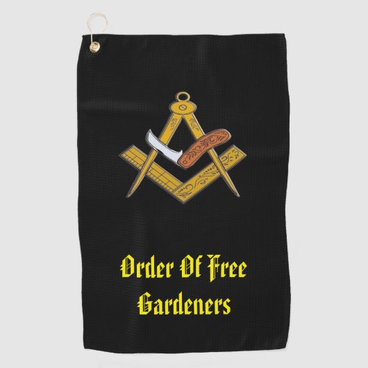 Serviette de golf des jardiniers gratuits (Devant)
