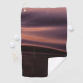 Serviette De Golf Desert Photography Sahara Dusk Night Sand noir (En situation)