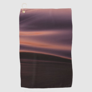 Serviette De Golf Desert Photography Sahara Dusk Night Sand noir