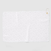 Serviette De Golf Design de langue Six (Horizontal)
