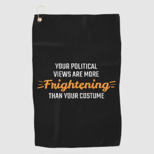 Serviette De Golf Design d'Halloween pour les amateurs de politique