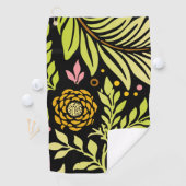 Serviette De Golf Design floral 18 (En situation)