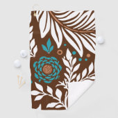 Serviette De Golf Design floral 23 (En situation)