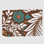 Serviette De Golf Design floral 23 (Horizontal)
