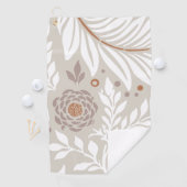 Serviette De Golf Design floral 25 (En situation)