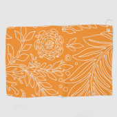 Serviette De Golf Design floral 35 (Horizontal)