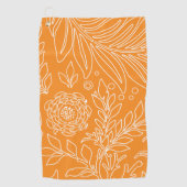 Serviette De Golf Design floral 35 (Devant)