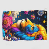 Serviette De Golf Design Lion (Horizontal)