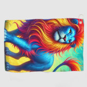 Serviette De Golf Design Lion (Horizontal)