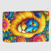 Serviette De Golf Design Lion (Horizontal)