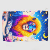 Serviette De Golf Design Lion (Horizontal)