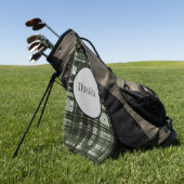 Serviette De Golf Design moderne en platine vert/gris (Vert)