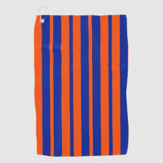 Serviette De Golf Design Motif Orange Blue