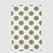Serviette De Golf Design Otomi moderne (Devant)