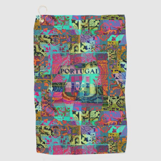 Serviette De Golf Design portugais (Devant)