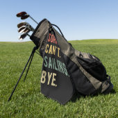 Serviette De Golf Désolé ne peut pas naviguer avant II (Vert)