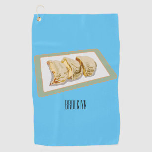 Serviette De Golf Dessin de Jiaozi / Chinese dumplings