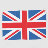 Serviette De Golf Dessin du drapeau britannique (Horizontal)