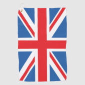 Serviette De Golf Dessin du drapeau britannique (Devant)