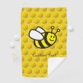 Serviette De Golf Dessin sur les abeilles (En situation)