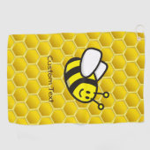 Serviette De Golf Dessin sur les abeilles (Horizontal)